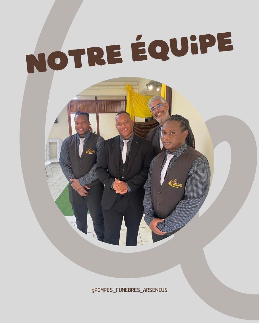 Photo d'équipe pompes funèbres Arsenius